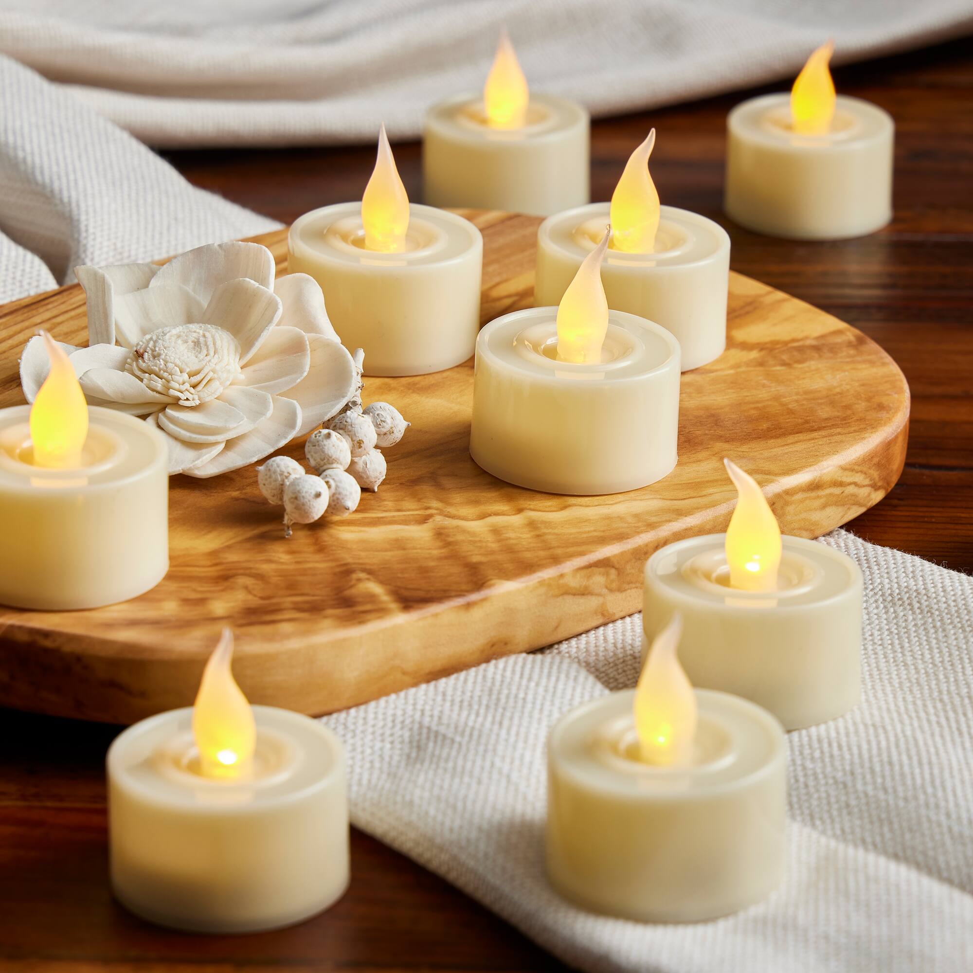 Basic Elements™ Ivory LED Tealights By Ashland®